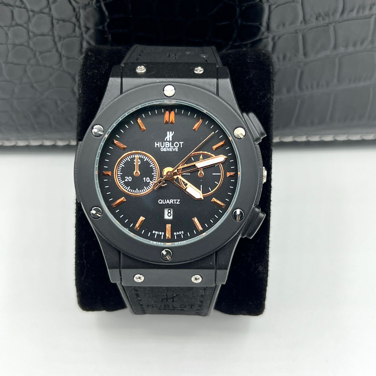 Hub Watch Quartz Black